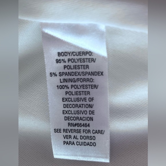 NWT Sandra Darren Ivory Scuba Crepe Knit Dress Size 10 Necklace Sold Separately - Picture 12 of 14